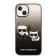 3. Karl Lagerfeld KLHCP14STGKCK iPhone 14 6,1 "hardcase black / black Gradient Ikonik Karl & Choupette