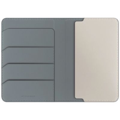 2. Uniq Belmont RFID Blocking Passport Case - Green/Ivory