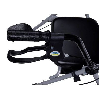 6. The four-wheeled aluminum support makes it easier