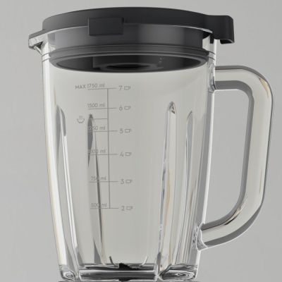 2. Electrolux E6TB1-6ST 1.75 l Tabletop Blender 1400 W Black, Stainless Steel, Transparent