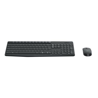 Logitech MK235 Wireless KBD+Mouse Keyboard Gray CZ