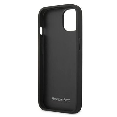 7. Mercedes Leather Perforated Area Case for iPhone 13 mini - Navy Blue