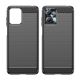 8. Carbon Case for Motorola Moto G13 flexible silicone carbon cover black
