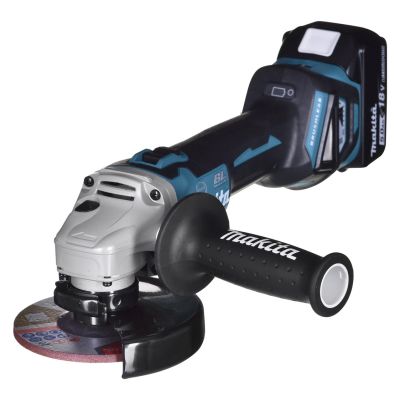 6. MAKITA DGA513RT3J 18V 3x5.0Ah Cordless Angle Grinder