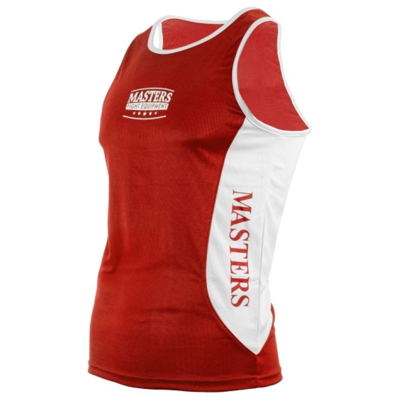 4. MASTERS KBOX-MFE boxing shirt red XS