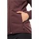 6. Jack Wolfskin Windhain Hoody W women's softshell jacket with hood, red (1307481_2866)