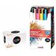 2. POSCA uni PC-1MR, 16 pcs marker 16 pcs Bullet tip Black, Blue, Gold, Green, Orange, Pink, Red, Silver, Purple, White, Yellow