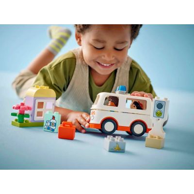 7. LEGO DUPLO TOWN 10447 Ambulance with Driver