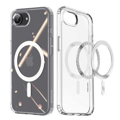 2. Dux Ducis Clin Mag Case for iPhone 16e / 17e Compatible with MagSafe - Black