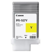 Canon yellow ink PFI-107Y=PFI107Y=CF6708B001AA, 130 ml.