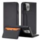 2. Magnet Card Case case for iPhone 14 Pro flip cover wallet stand black