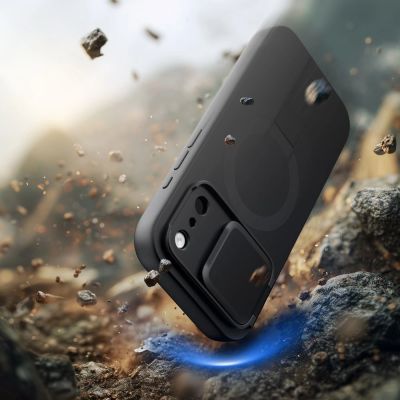 7. Tech-Protect Kevlar Aura MagSafe Case for iPhone 17 Pro - Black