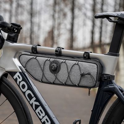5. Rockbros TL003 ROAD TO SKY 2L Frame Bag Waterproof – Gray