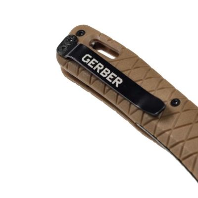 4. Gerber Gear Zilch Folding Knife, Coyote