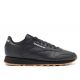11. Men’s Leather Sneakers Reebok Classic Leather, Black Sports Shoes (GY0954/100008493)