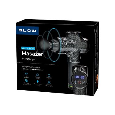 7. Blow Gun Massager Wave 4000 Black