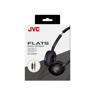 4. JVC HA-S160M-BU Headphones Black