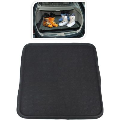 4. DRAINER SHOE RACK DRY PAD TRUNK MAT 100x90CM BLACK