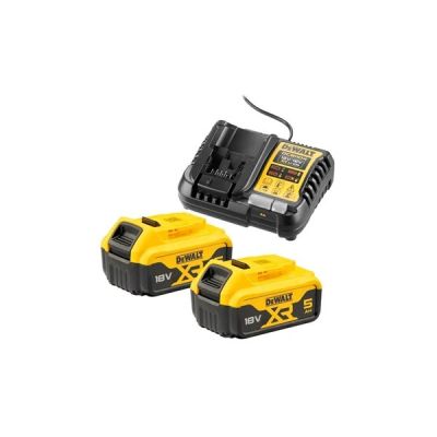 DCB1104 Charger + 2x5Ah DCB1104P2 DEWALT