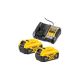 DCB1104 Charger + 2x5Ah DCB1104P2 DEWALT