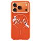 3. Karl Lagerfeld IML Choupettes Karl Script Logo MagSafe Case for iPhone 17 Pro - Orange