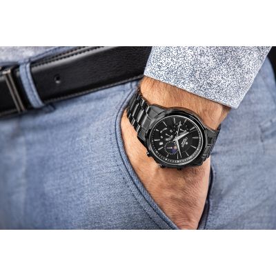 3. Men's Watch Giewont Chronograph Sapphire Black GW9460-B1