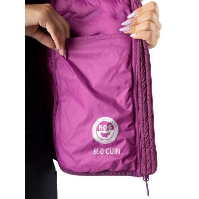 3. Viking Aspen Lady Women's Down Vest, Insulated, RDS, Purple (600/24/6633/4600)