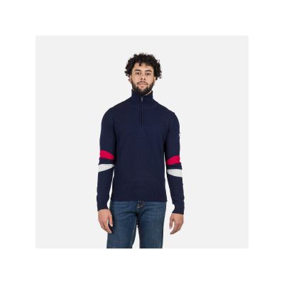 8. Rossignol Signature Hz Knit Navy Blue Sweater