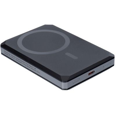 Powerbank Veger GeoWallet Tracker X5 5000mAh 20W PD QC 3.0 MFi MagSafe USB-C Black