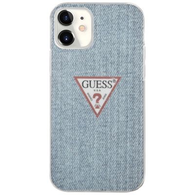 3. Guess GUHCP12SPCUJULLB iPhone 12 mini 5.4" blue/light blue hardcase Jeans Collection