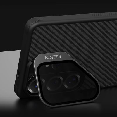 10. Nillkin CarboProp Magnetic Case with Camera Cover and Stand Compatible with MagSafe for Samsung S26 Ultra - Black