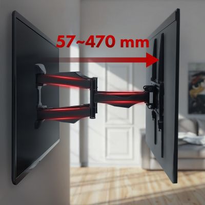 18. Maclean MC-781 TV wall mount (Swivel, wall, tilt; 26" - 55"; max. 45kg)