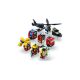 4. LEGO CITY 60462 Helicopter, Fire Truck and Submarine Set