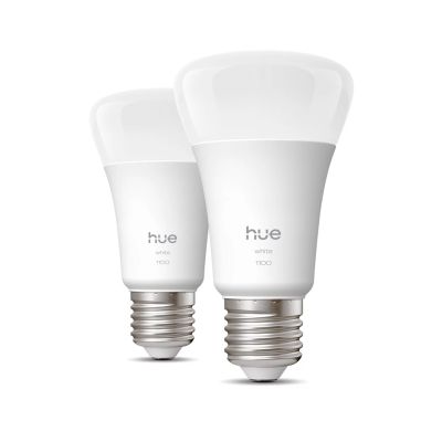 2. Philips Hue White A60 E27 Smart Bulb – 1100