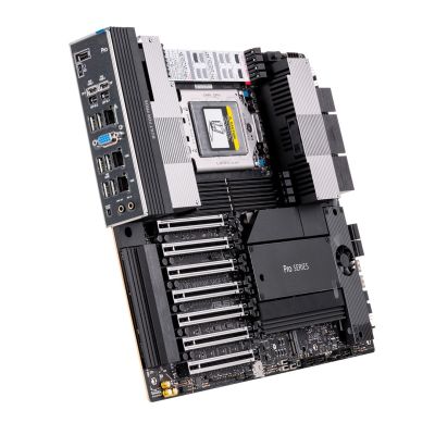 Motherboard Asus Pro WS WRX90E-SAGE SE 1x sTR5 AMD ryzen Threadripper PRO 7000 SoC (8x DIMM, 4x SATA, 2x SlimSAS, 4xM.2, 2x10Gbe, IPMI, EEB)