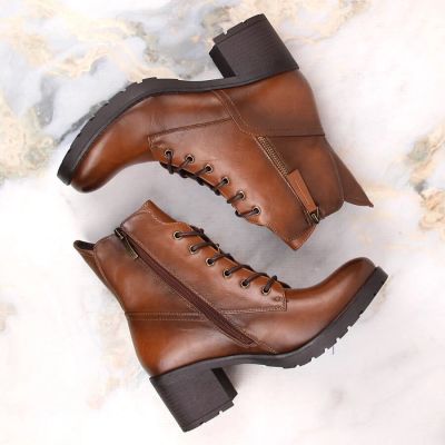 20. Potocki W WOL177B platform ankle boots in camel