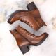 20. Potocki W WOL177B platform ankle boots in camel