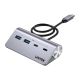 4. UNITEK ALUMINUM HUB USB-A/C 2X USBA 2X USBC 5GBP