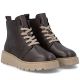 4. Women's brown leather wedge ankle boots Rieker 70405-25