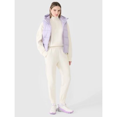 3. Women's down vest with synthetic filling 4FWSS25TVJAF183-52S