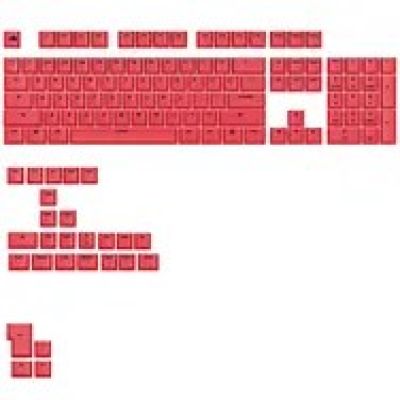 Keycaps Glorious GPBT Basics, ANSI Layout (US), PBT, Dye-Sub - Revive Red