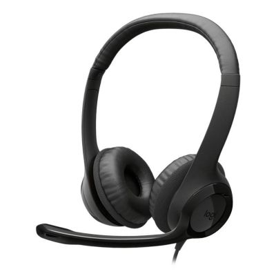 7. Logitech H390 USB Headset Wired Headband Calls/Music USB Type-C Black