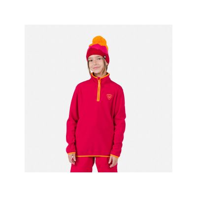 Rossignol Jr Strawpile Fleece Hz Sweatshirt Red