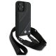 3. BMW M Edition Carbon Stripe & Strap iPhone 16 Case - Black