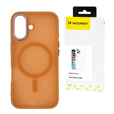 Wozinsky Fashion Case MagSafe for Samsung Galaxy S25 - orange