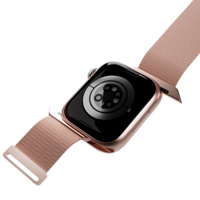 6. Puro Milanese Stainless Steel Apple Watch Band 38/40/41mm - Pink