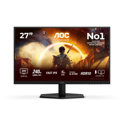 35. Monitor AOC Certified Q27G42ZE 27" IPS QHD Connector 16:9 260 Hz 1 ms 2560 x 1440 pixels 300 cd/m2 Number of HDMI ports: 1 Black