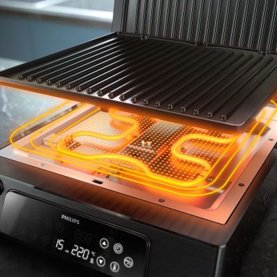 5. PHILIPS HD 6307/70 electric grill