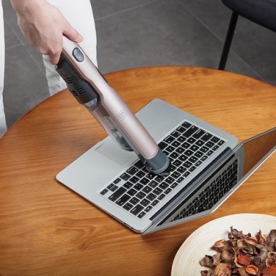 7. Black & Decker DVC320BRG Portable Vacuum Cleaner Rose Gold Bagless