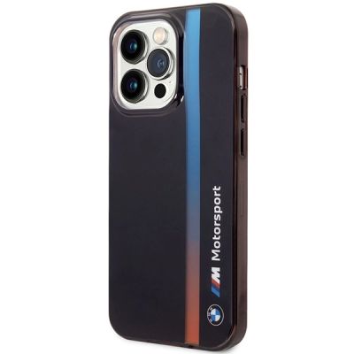 2. Case BMW BMHCP14L22HVGV iPhone 14 Pro 6.1" black/black IML Tricolor Stripe